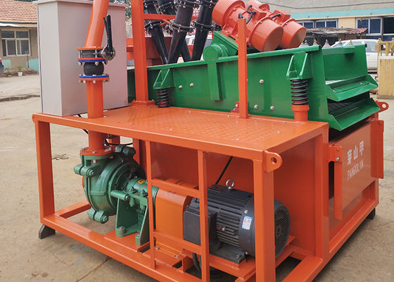 300GPM 25Kw Drilling Mud Pump Recycling System Polyurethane Screen